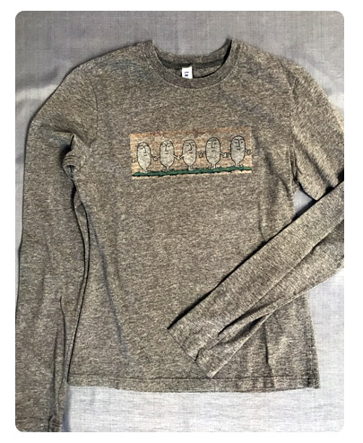 ely family tree long sleeve heather