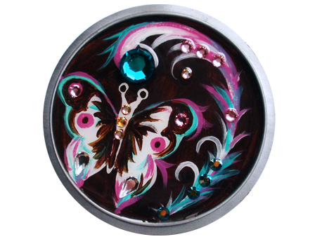 Belt Buckle Hand Painted