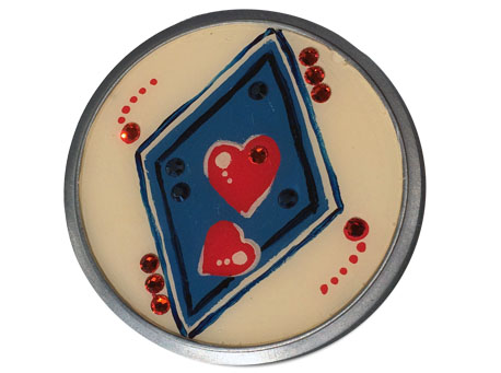 Belt Buckle Hand Painted