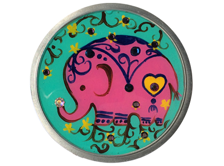 Belt Buckle Hand Painted