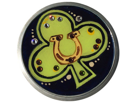 Belt Buckle Hand Painted
