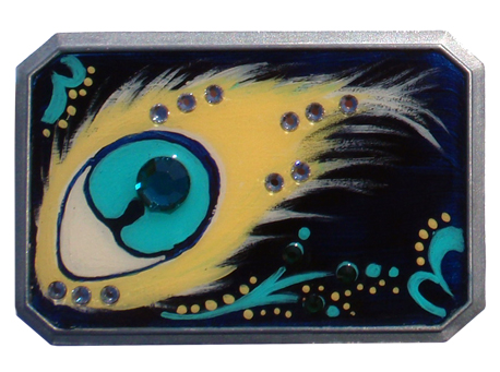 Hand Painted Belt Buckle