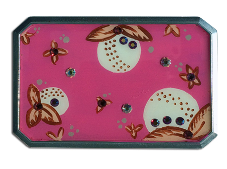 Belt Buckle Pink Golf Balls