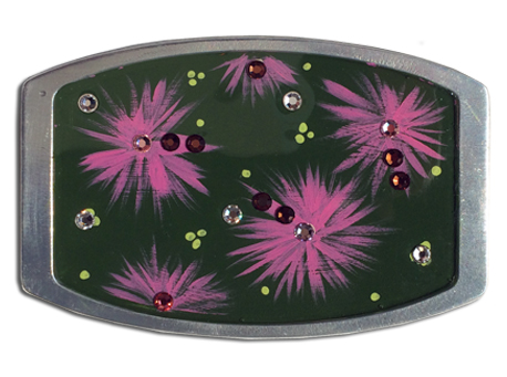 Belt Buckle Hand Painted
