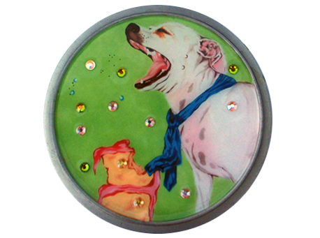 Hand Painted Belt Buckle